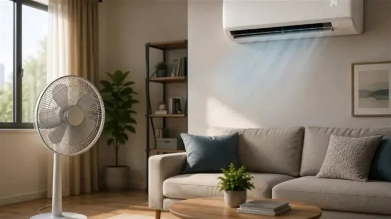 Which consumes more electricity: the fan or the air conditioner?