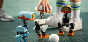 A robotic duck that learns tricks and interacts with its surroundings