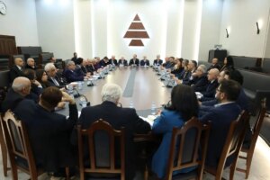 The decision is for Lebanon alone… The Phalange adheres to negotiations and arms control
