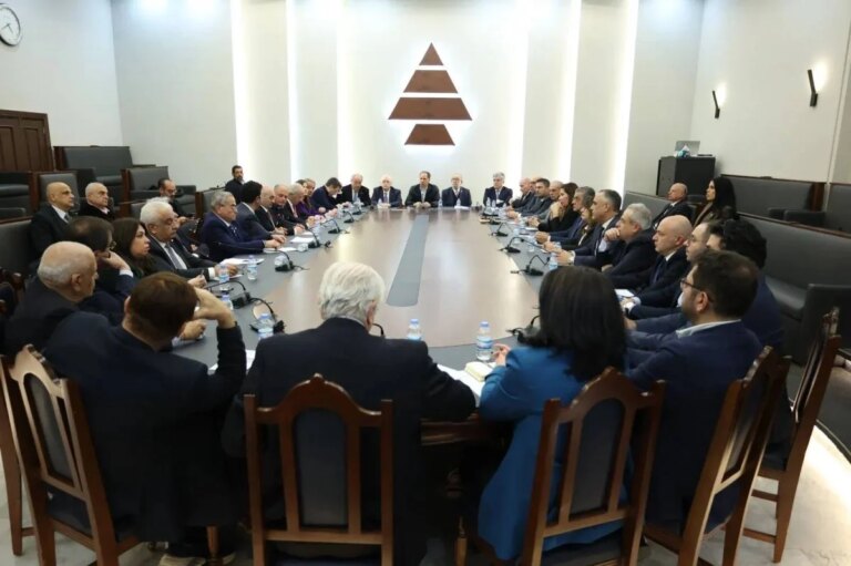The decision is for Lebanon alone… The Phalange adheres to negotiations and arms control