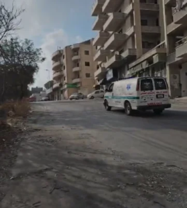 Nabih Berri Avenue is under targeting… A raid hits the roof of a building