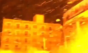 Video: The moment the Israeli raid occurred near Al-Manar correspondent.