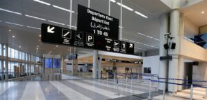 A noticeable increase in airport traffic in August