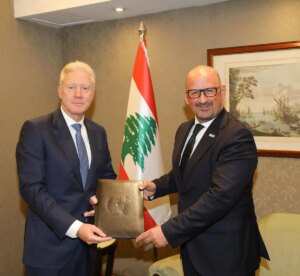 Raji meets with the new World Health Representative…discussing support for the sector