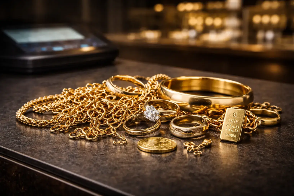 Scrap Gold Price UK Today: Live Rates per Gram (9ct, 14ct, 18ct, 22ct)