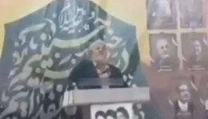 He fell in front of the crowds… An Iranian candidate dies during his speech (video)