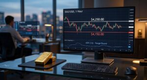 Gold Trapped in $4,150–$4,250 Range: ADX Signals Chop Zone Ahead